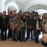 Gruppenfoto auf der Besucherebene im Reichstag