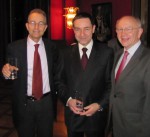 v.l.n.r: Botschafter Dr. Tim Guldimann, Gesandter Dr. Urs Hammer, Peter Götz MdB