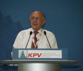 Peter Götz, Bundesvorsitzender der KPV (© Bernhard Link)